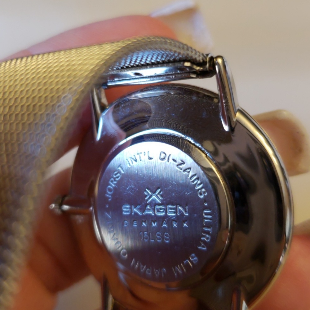 Matching Skagen Mirror Face Watches Gem